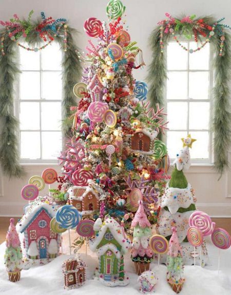 Candy Themed Christmas Tree Ideas - Dot Com Women