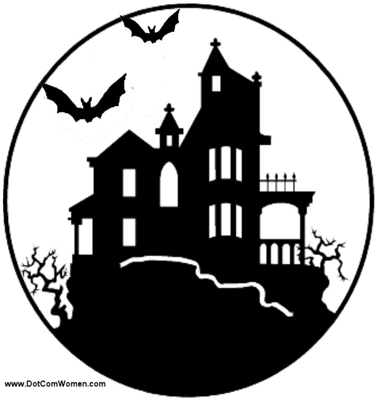  Haunted House Pattern Free Scary Halloween Pumpkin Carving Patterns