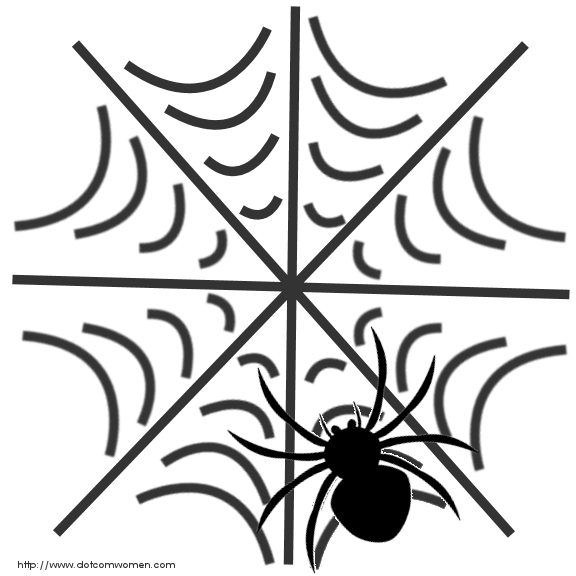 Spider In Web Pattern Free Halloween Pumpkin Carving Patterns Dot