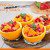 Fruit Salad Served in Hollowed Orange 'Bowls'