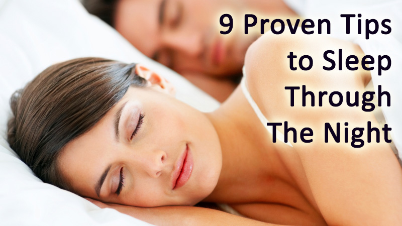 9 Proven Tips To Sleep Through The Night Dot Com Women