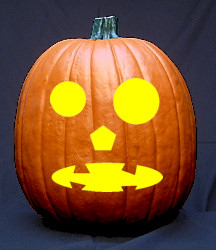 Jack O Lantern Face ~ 1- Free Pumpkin Carving Patterns - Dot Com Women
