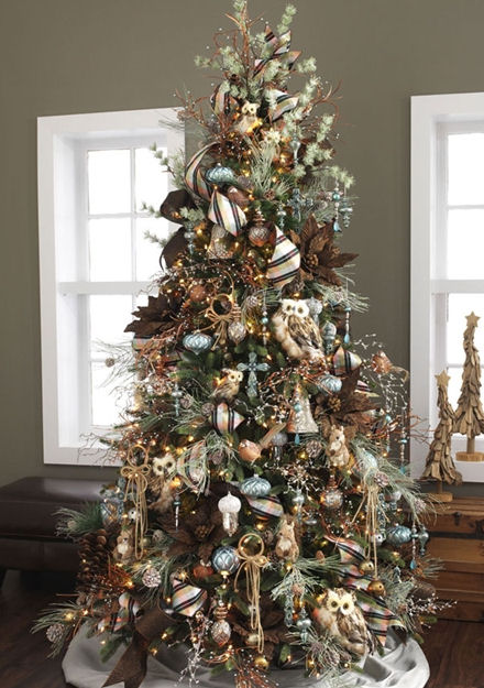 Rustic Theme Christmas Tree