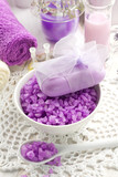 handmade bath products as spa party favors