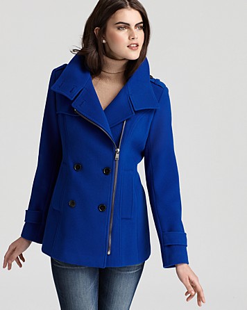 Marc New York Double Breasted Jacket in Cobalt Blue
