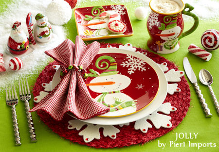A Bright and Merry Christmas Table Decoration for Kids
