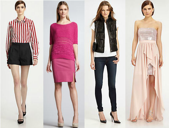 Spring 2013 Trends - Stripes, Split Front Skirts, Bomber Jackets and Hi-Low Dresses