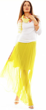 Neon Colored Skirt - Summer 2013 Trends