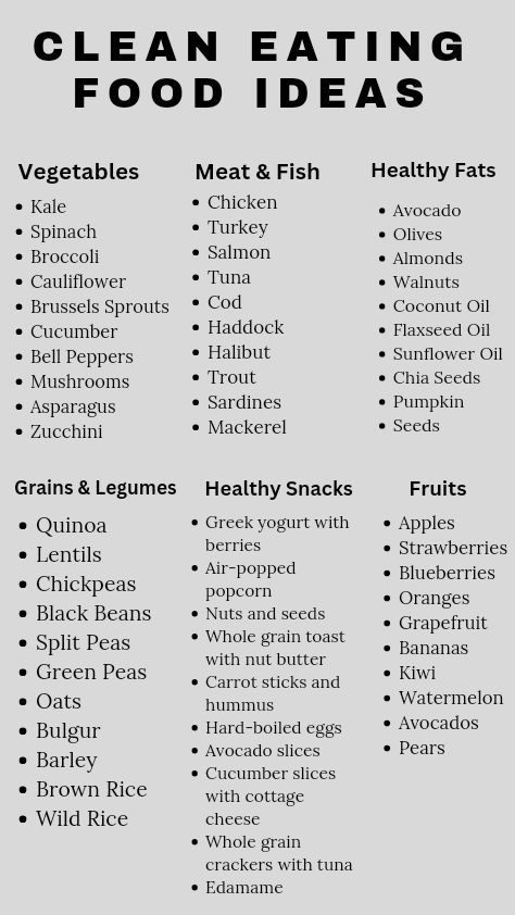 More Clean Eating Food Ideas